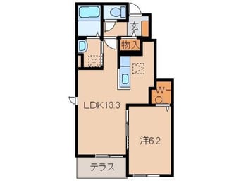 間取図 和歌山線/岩出駅 徒歩12分 1階 築8年