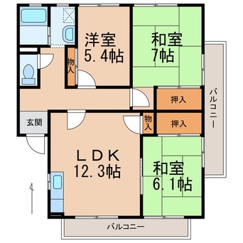 間取図 フレグランス巴