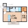 南海本線/和歌山市駅 徒歩8分 2階 築浅 1LDKの間取り