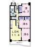 メゾン・ユーカリ 3LDKの間取り