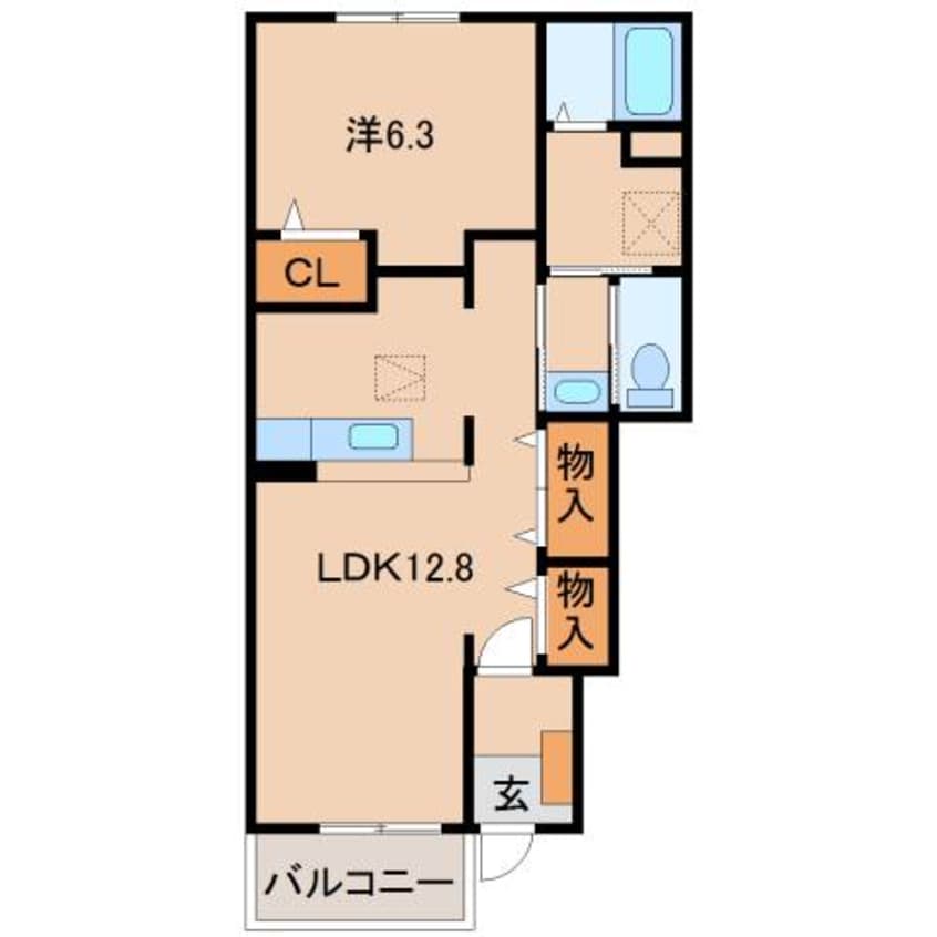 間取図 シャルパンティエⅡ
