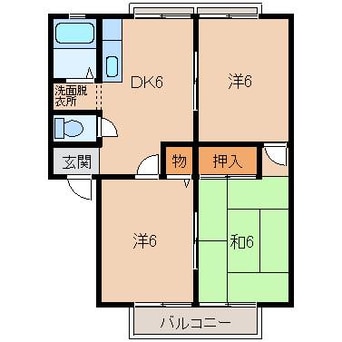 間取図 グリーンフル福田