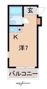 プルミエールメゾン 1Rの間取り