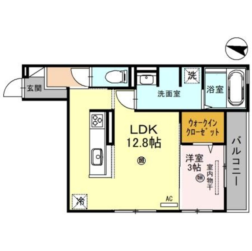 間取図 阪和線・羽衣線/和歌山駅 徒歩9分 2階 築2年