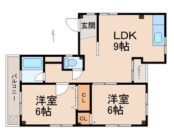 間取図 グリーンプラザ本町