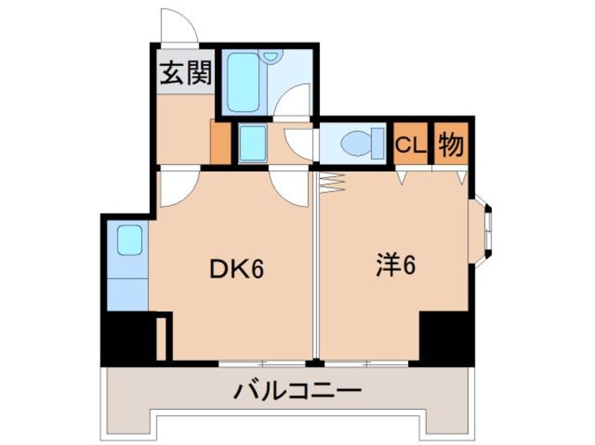 間取図 パリ・シャトー本町