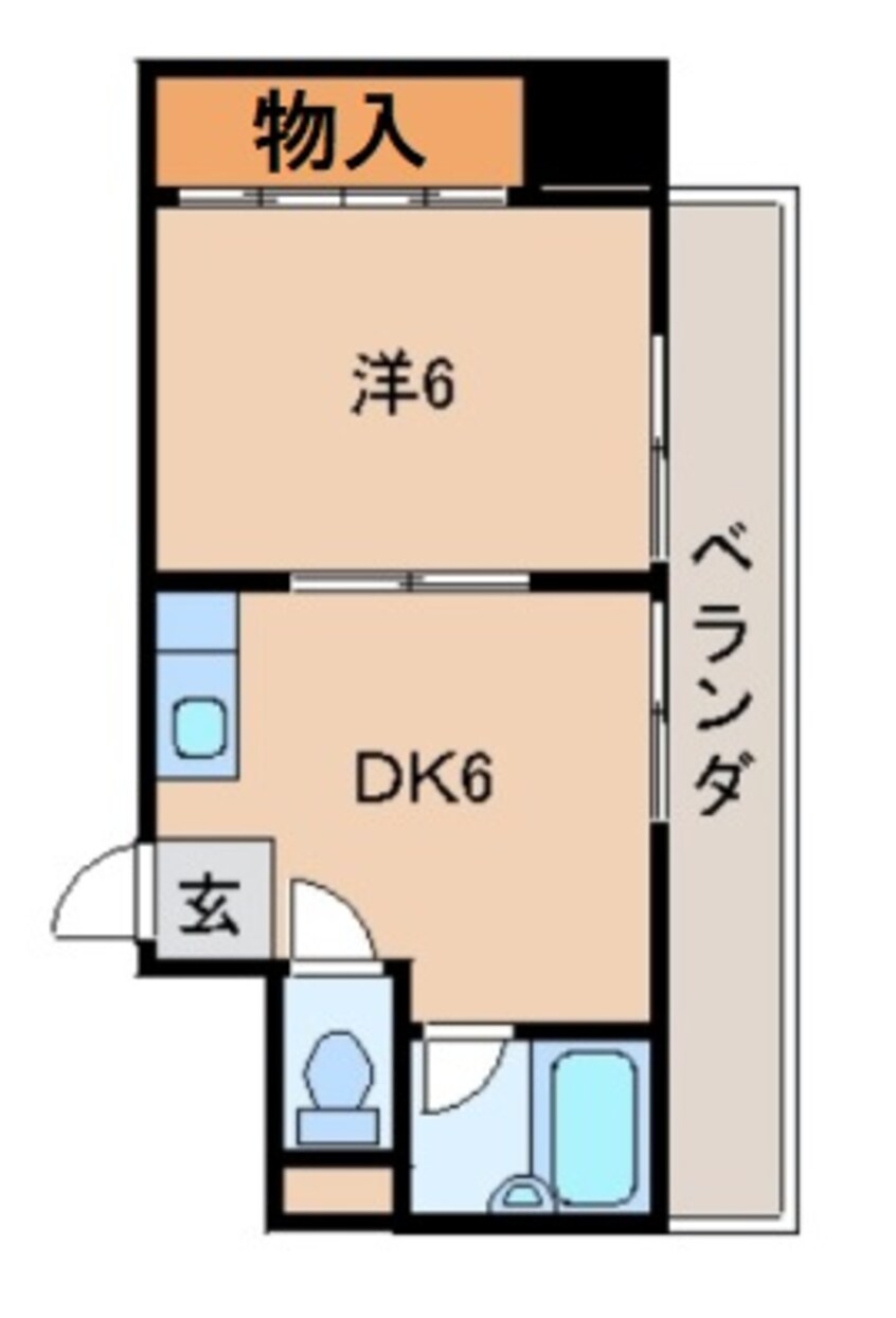 間取図 パリ・シャトー本町