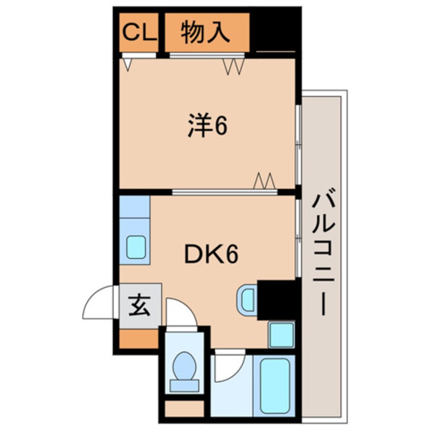 間取図 パリ・シャトー本町