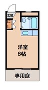 ハイツ米新 1Rの間取り