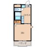 グランメール城北 1DKの間取り