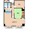 十三番丁ホームズ 2LDKの間取り