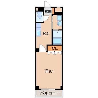 間取図 南海高野線/橋本駅 徒歩20分 2階 築16年