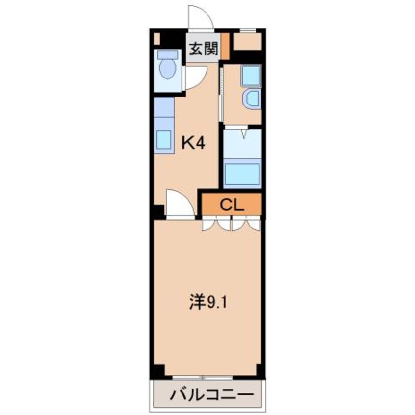 間取図 南海高野線/橋本駅 徒歩20分 2階 築16年