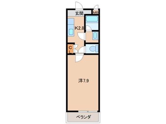 間取図 和歌山電鉄貴志川線/日前宮駅 徒歩11分 2階 築20年