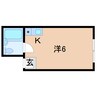 45第三ビル 1Rの間取り
