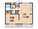 南砂山ハイツ 萬寿の間取図