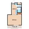 グランメール城北 1DKの間取り