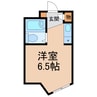 城北ハイツ 1Rの間取り