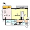 City Station Front 1LDKの間取り