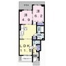 南海本線/和歌山市駅 バス:16分:停歩7分 1階 築13年 2LDKの間取り