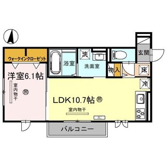 間取図 和歌山電鉄貴志川線/田中口駅 徒歩7分 1階 建築中