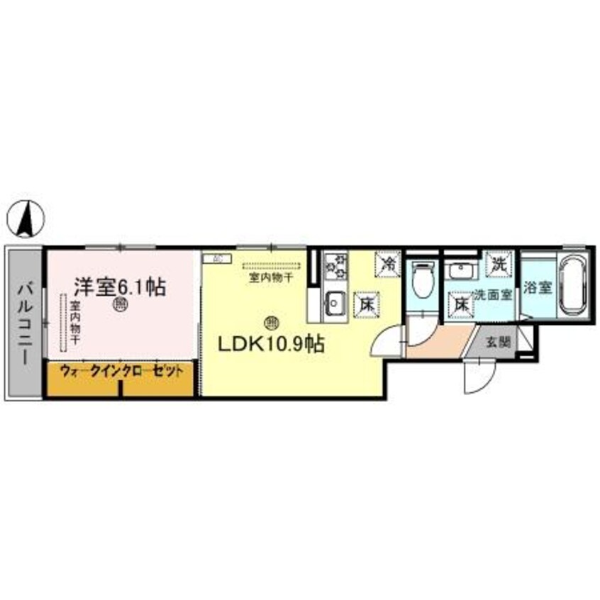 間取図 和歌山電鉄貴志川線/田中口駅 徒歩7分 1階 建築中