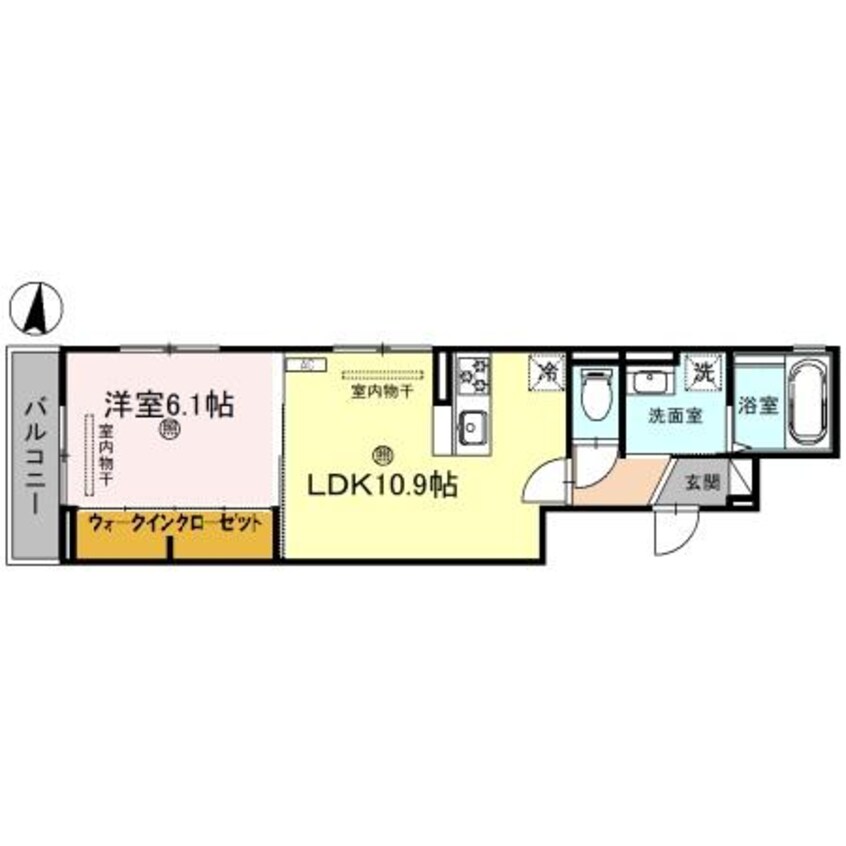 間取図 和歌山電鉄貴志川線/田中口駅 徒歩7分 2階 建築中