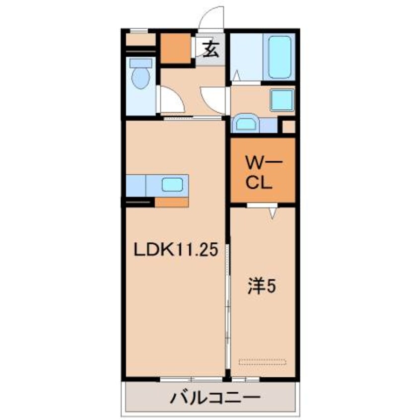 間取図 阪和線・羽衣線/和歌山駅 徒歩3分 3階 築12年