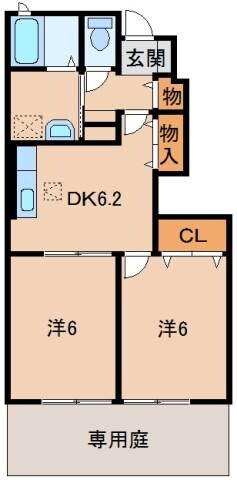 間取り図 きのくに線・紀勢本線/黒江駅 徒歩17分 1階 築17年