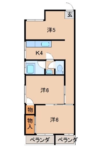 間取図 元寺町ビル