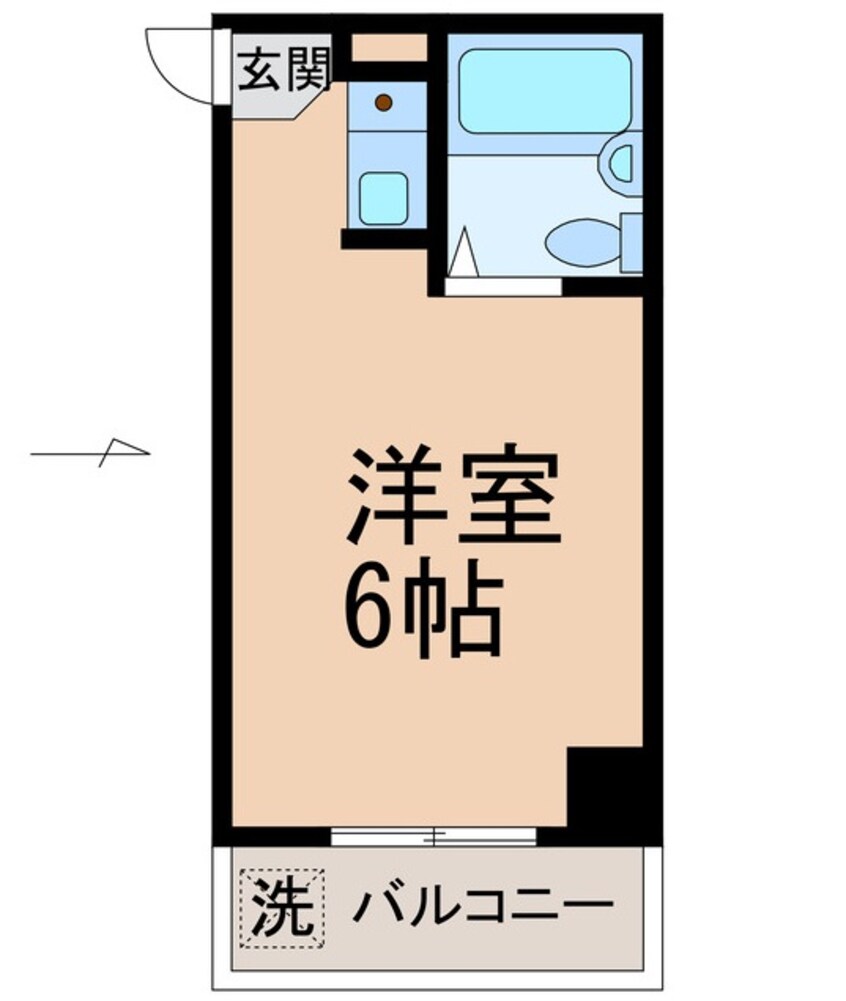 間取図 シャトー湊本町