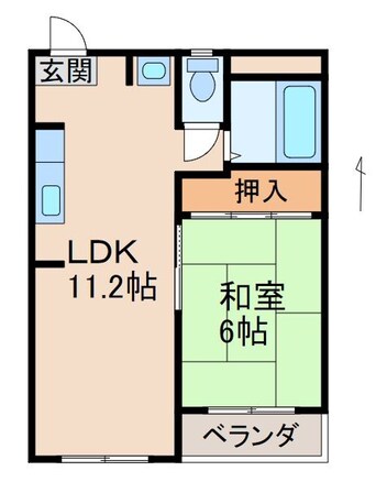 間取図 ピュアカントリー城北