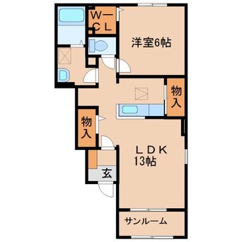 間取図 南海高野線/林間田園都市駅 徒歩14分 1階 築8年