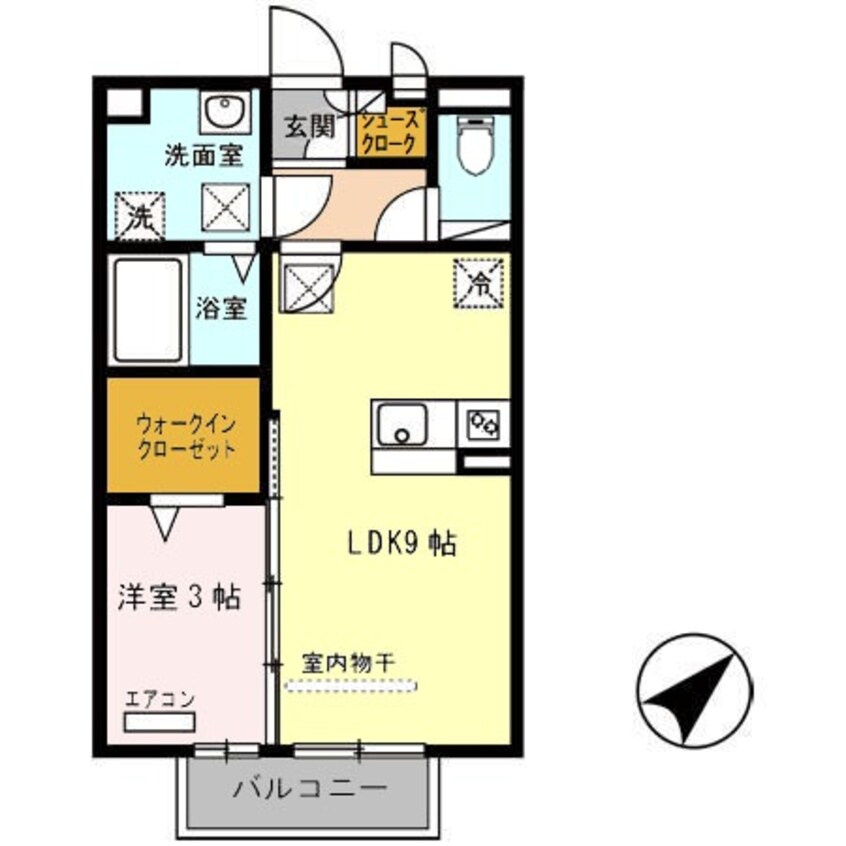 間取図 阪和線・羽衣線/和歌山駅 徒歩15分 1階 築15年