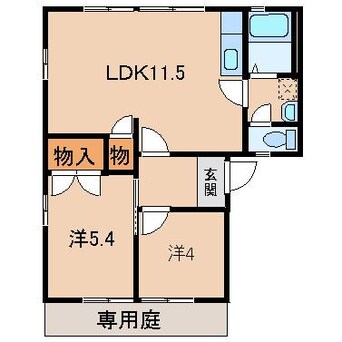 間取図 南海加太線/二里ケ浜駅 徒歩8分 1階 築29年