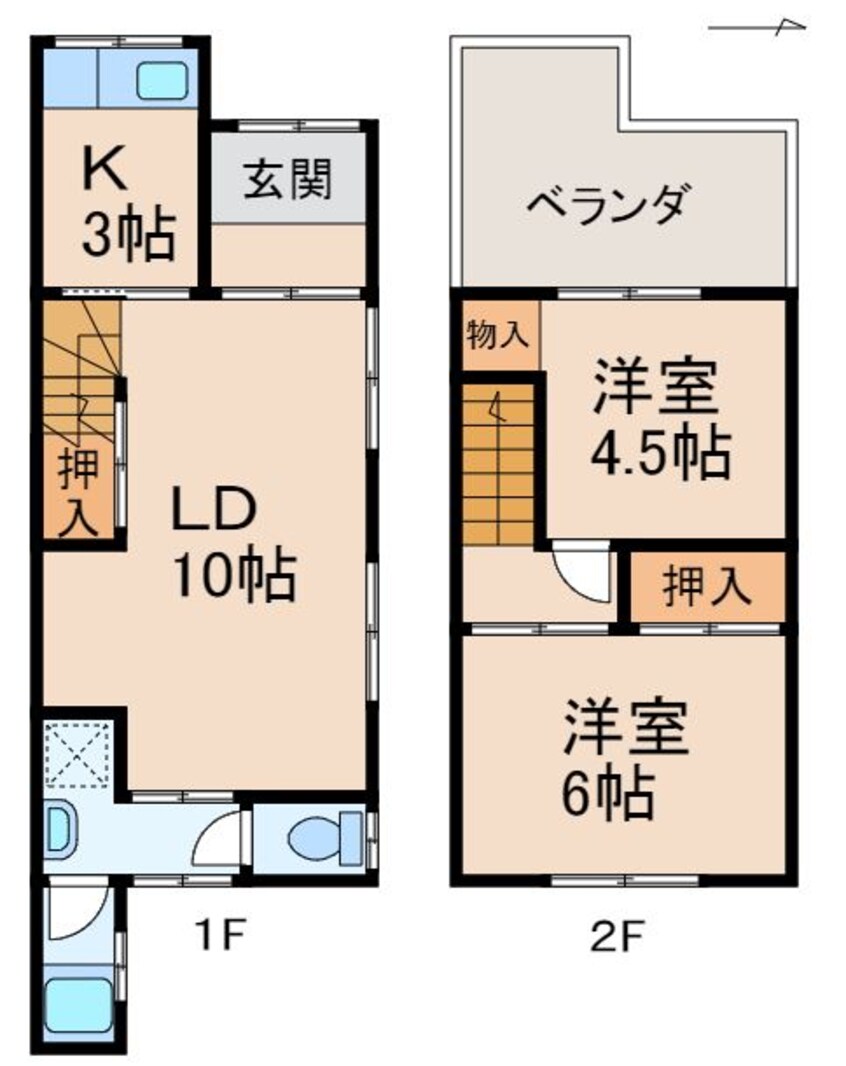 間取図 一戸建15660