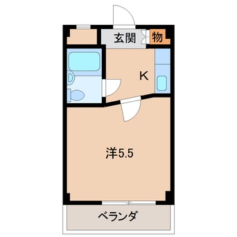 間取図 グリーンプラザ谷町壱番館