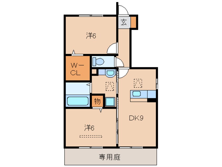 間取図 和歌山線/岩出駅 徒歩11分 1階 築10年