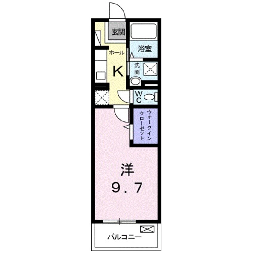 間取図 きのくに線・紀勢本線/宮前駅 徒歩4分 3階 築7年