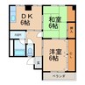 第５宮田ビル 2DKの間取り