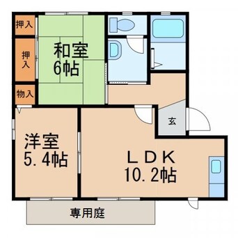 間取図 きのくに線・紀勢本線/湯浅駅 徒歩20分 1階 築21年