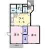 南海高野線/御幸辻駅 徒歩6分 1階 築25年 2DKの間取り