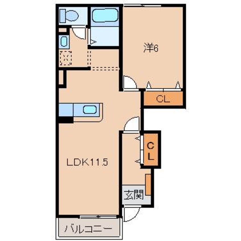 間取図 和歌山線/紀伊山田駅 徒歩14分 1階 築21年