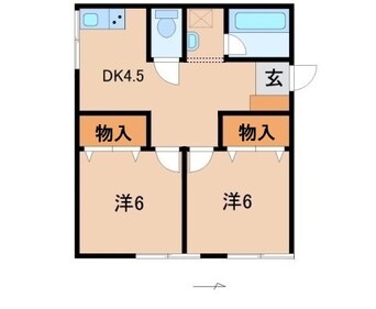 間取図 デルタビル