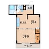望洋マンション 2Kの間取り