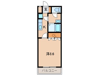 間取図 南海加太線/八幡前駅 徒歩18分 2階 築12年