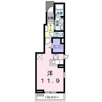 間取図 南海本線/和歌山市駅 バス7分花王橋下車:停歩3分 1階 築9年