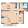 きのくに線・紀勢本線/和歌山市駅 バス:10分:停歩1分 2階 築17年 2LDKの間取り