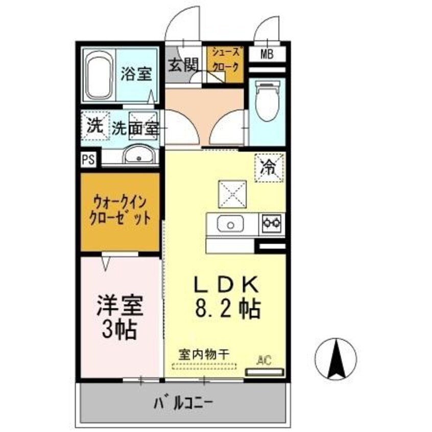 間取図 阪和線・羽衣線/和歌山駅 徒歩15分 1階 築12年