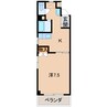 ヤマイチＰＬＡＺＡ吹上 1Kの間取り